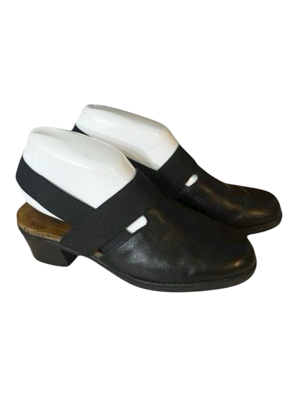 Naot Brown Leather Women Shoes Size EU 38 (US 7.5) Pumps Slip